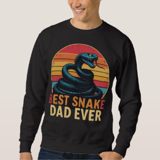 Retro Vintage Bester Schlangen-Vater Aller Zeiten Sweatshirt