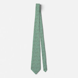 Retro-Vintage-Blumen-Sage-Tie Krawatte