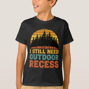 Retro Vintage braucht Outdoor-Pause lustig sarkast T-Shirt