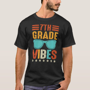 Retro Vintage Brille 7. Klasse Vibes Zurück zur Sc T-Shirt