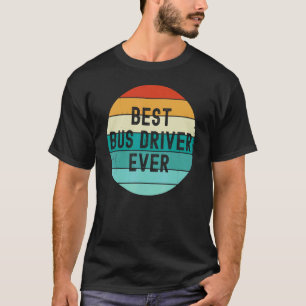 Retro Vintage-Busfahrer Busfahrer Bester Busfahrer T-Shirt
