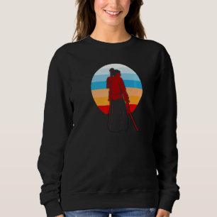 Retro Vintage Bushido Ronin Japanischer Samurai Sweatshirt