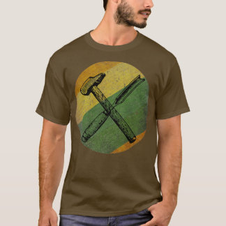 Retro-Vintage Carpenter Chisel-Werkzeug Holzbearbe T-Shirt
