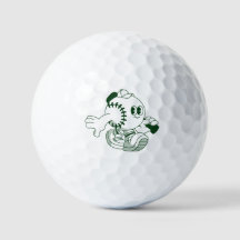 Retro-Vintage-Cartoon-Baseballcharakter-Golfball