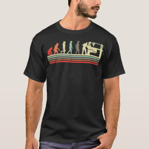 Retro-Vintage CNC-Maschinen Retro-Evolution T-Shirt