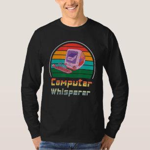 Retro Vintage Computerprogrammierer oder Coder Gee T-Shirt