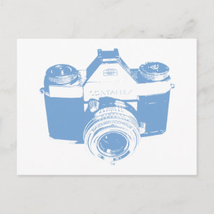 Retro Vintage Contaflex Kamera Postkarte