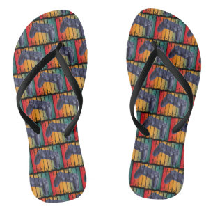 RETRO VINTAGE CONTROLLER KONSOLE VIDEOSPIELE GAMER FLIP FLOPS