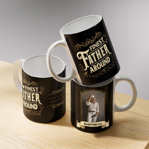 Retro Vintage Coole Elegante Typografie Vater Zita Kaffeetasse