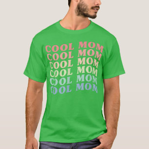 Retro Vintage Coole Mama Cool Mama Muttertag Ehefr T-Shirt