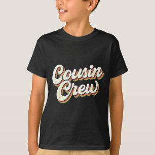 Retro Vintage Cousin Crew Familie Passende Lustige T-Shirt