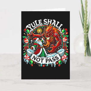 Retro Vintage Creepmas Yule soll nicht P Zauberer Karte