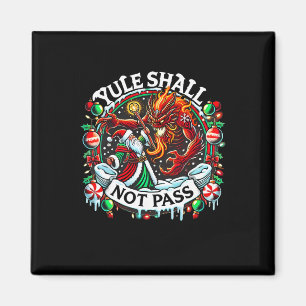 Retro Vintage Creepmas Yule soll nicht P Zauberer Magnet