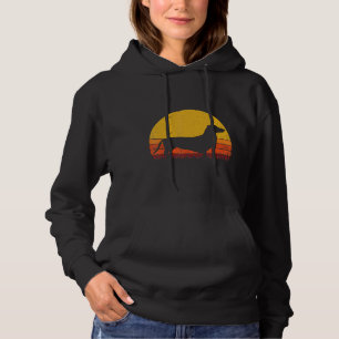 Retro Vintage Dackel Hund Mama Vater Dackel Lover Hoodie