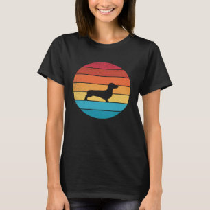 Retro Vintage Dackel Hunde und süße Tier T-Shirt