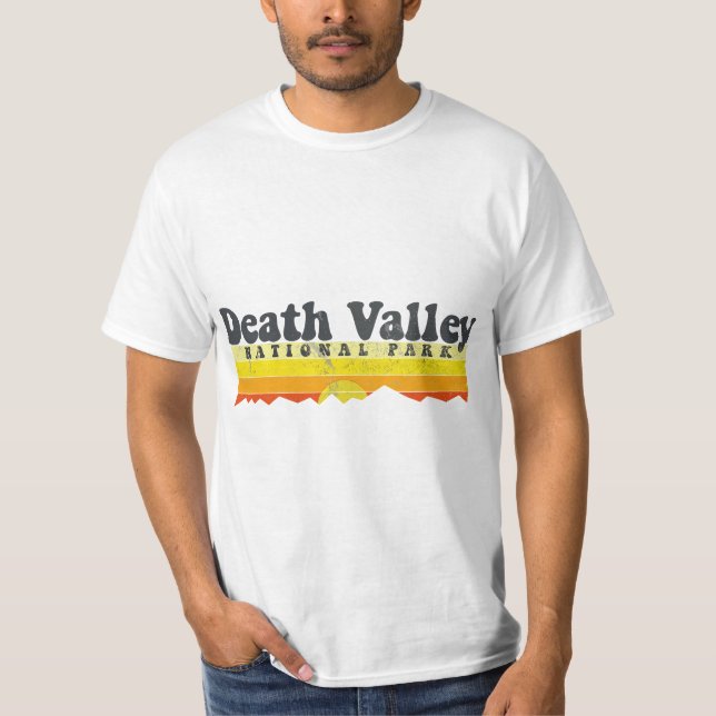 Retro Vintage Death Valley National Park  T-Shirt (Vorderseite)