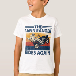 Retro Vintage Der Rasen-Ranger Reitet Wieder T-Shirt