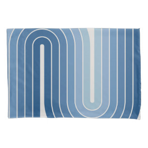 Retro-Vintage-Design im Stil der 70er Jahre mit ge Kissenbezug