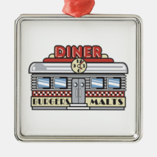 Retro-Vintage-Diner-Kunst Ornament Aus Metall