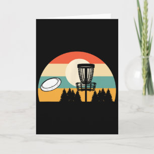 Retro Vintage Disc Golf _3  Karte