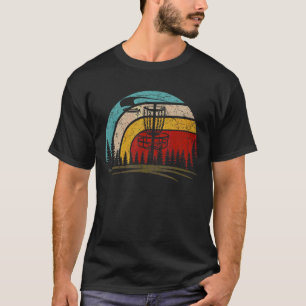 Retro Vintage Disc Golf Frolf Flugdiscus Sport T-Shirt