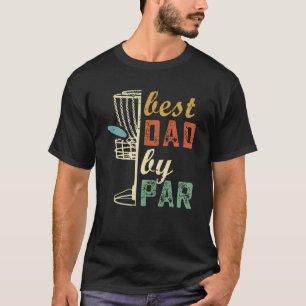 Retro Vintage Disc Golf Papa Bester Papa By Par Di T-Shirt
