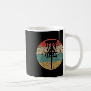 Retro-Vintage-Disc-Golf-Spieler Flying Disc Golfer Kaffeetasse