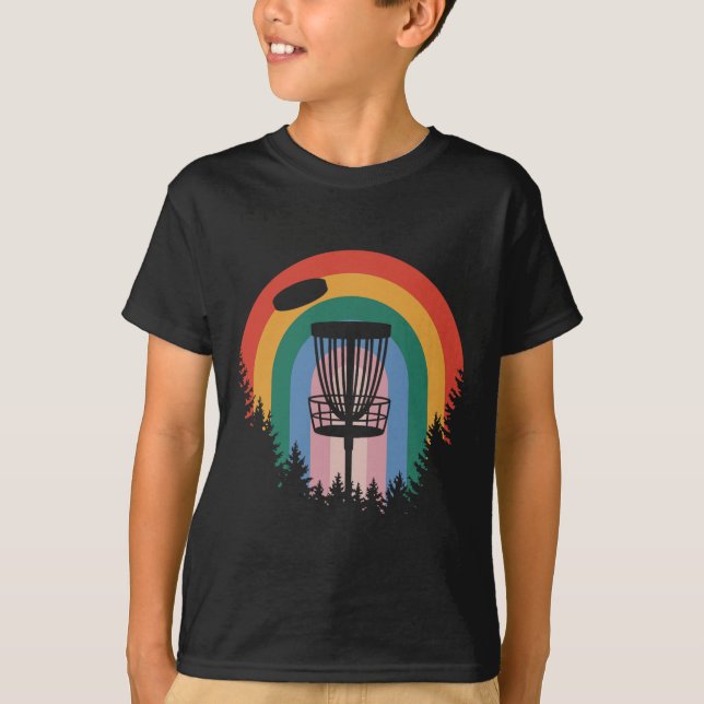 Retro-Vintage-Discgolf  T-Shirt (Vorderseite)