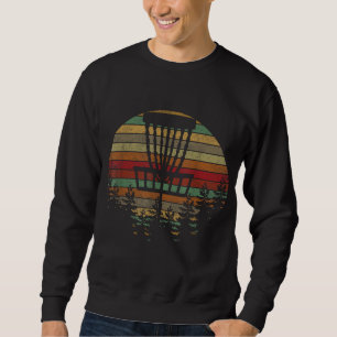 Retro Vintage Disk Golf Frolf Flying Disk Sport Sweatshirt