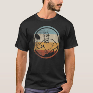 Retro Vintage Disk Golfer Disk Golf T-Shirt