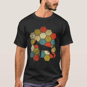 Retro Vintage Dobermann Hunde und süße Tiere 2 T-Shirt