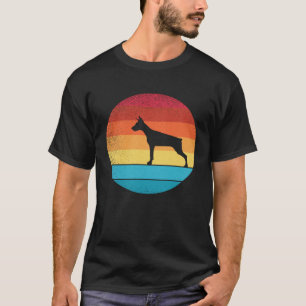 Retro Vintage Dobermann Hunde und süße Tiere 7 T-Shirt