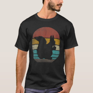Retro Vintage Eichhörnchen Männer Frauen Kind Tier T-Shirt