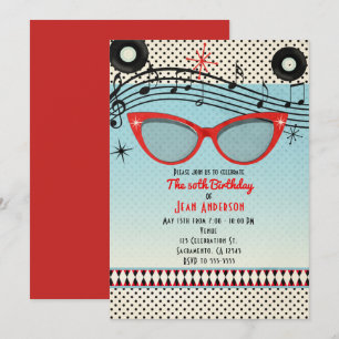 Retro-Vintage-Einladungen für JEDE VERANSTALTUNG i Einladung