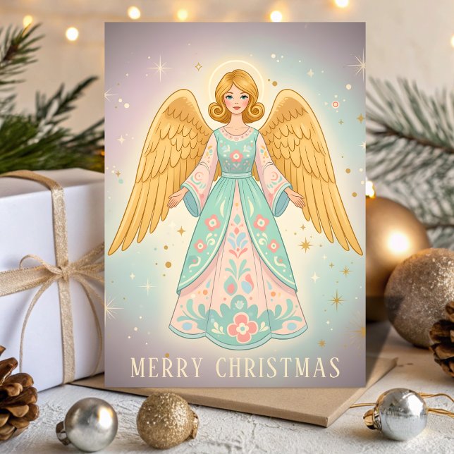 Retro Vintage Engel Glanz Weihnachten (Von Creator hochgeladen)