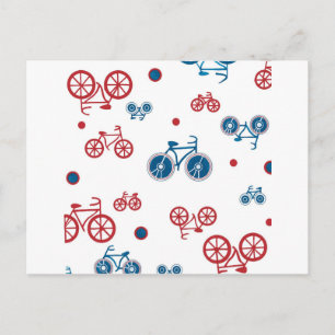 Retro Vintage Fahrrad Design Postkarte