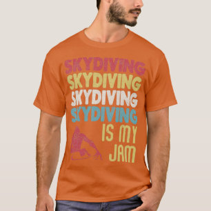 Retro Vintage Fallschirmspringen ist mein Ding Typ T-Shirt