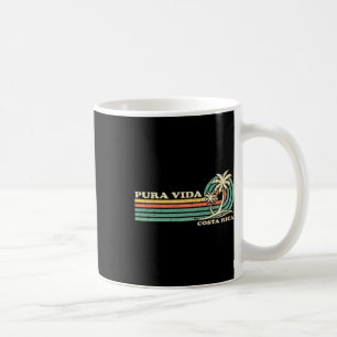 Retro Vintage Family Vacation Costa Rica Pura Vida Kaffeetasse