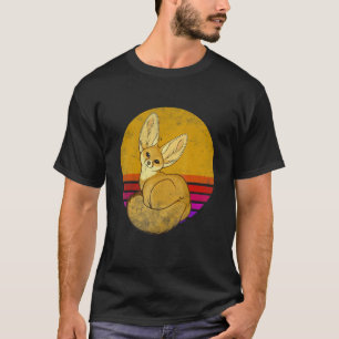 Retro Vintage Fennec Fox Niedlich Fox 1 T-Shirt