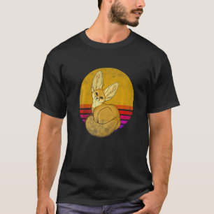 Retro Vintage Fennec Fox Niedlich Füchse T-Shirt