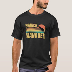 Retro-Vintage-Filialleiter-Holzfäller T-Shirt