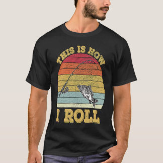 Retro Vintage Fischerei So spiele ich T-Shirt