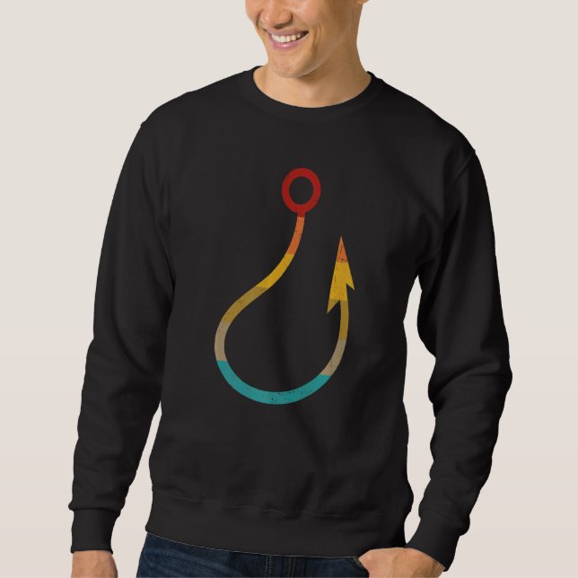 Retro Vintage Fischzucht Sweatshirt (Vorderseite)