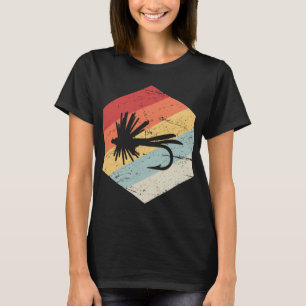 Retro Vintage Fly Fliegen Köder T-Shirt
