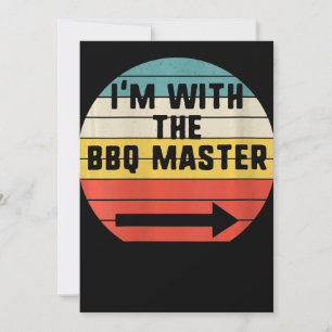 Retro Vintage Frauen mit GRILLEN Master Feiertagskarte
