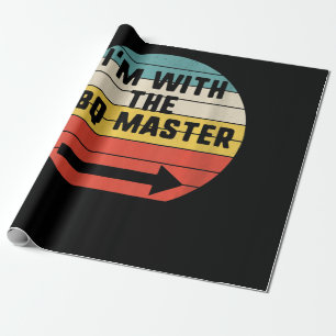 Retro Vintage Frauen mit GRILLEN Master Geschenkpapier