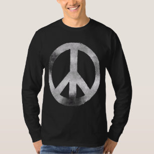 Retro Vintage Friedenszeichen-Disco T-Shirt