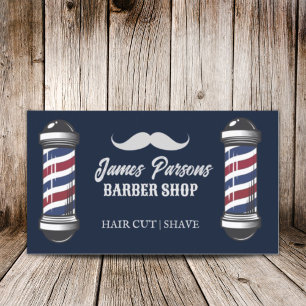 Retro Vintage-Friseur-Stil Friseur-Salon Visitenkarte