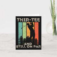 Retro Vintage Funny Golfer Geschenke - 30. Geburts