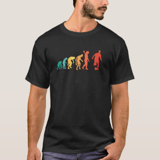Retro-Vintage-Fußball-Evolution für Fußballspieler T-Shirt